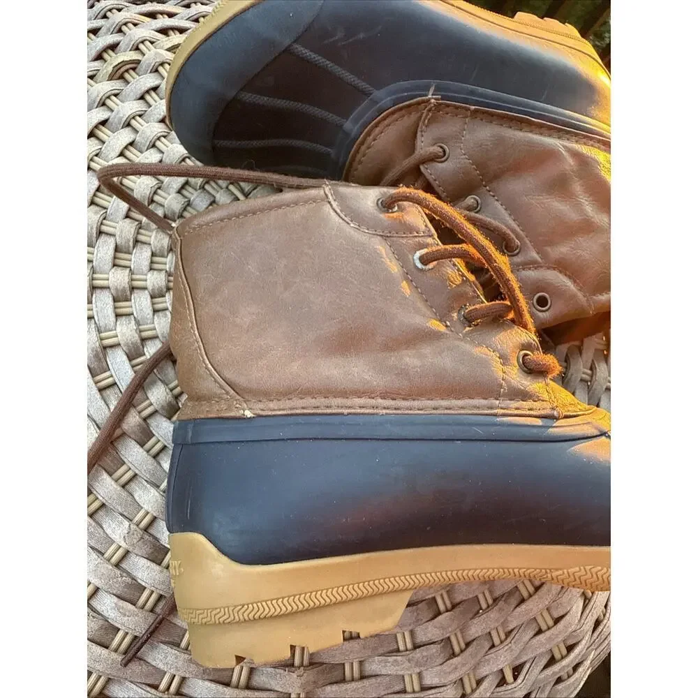 Sperry Port Boots Boys 3M Duck Boots 2 UK 36 EU rain Fall Winter Warm